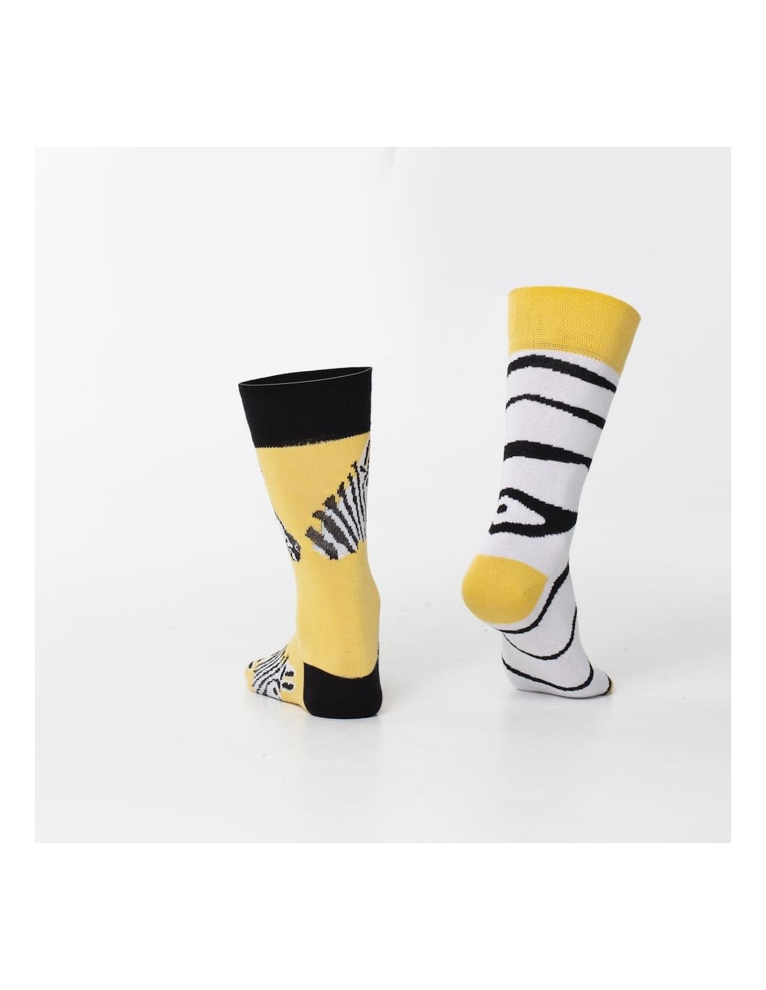 Weiße Zebra-Herrensocken SM31 – Online-Shop – Boutique